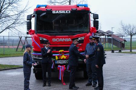 prevzem cisterne - predaja ključev 